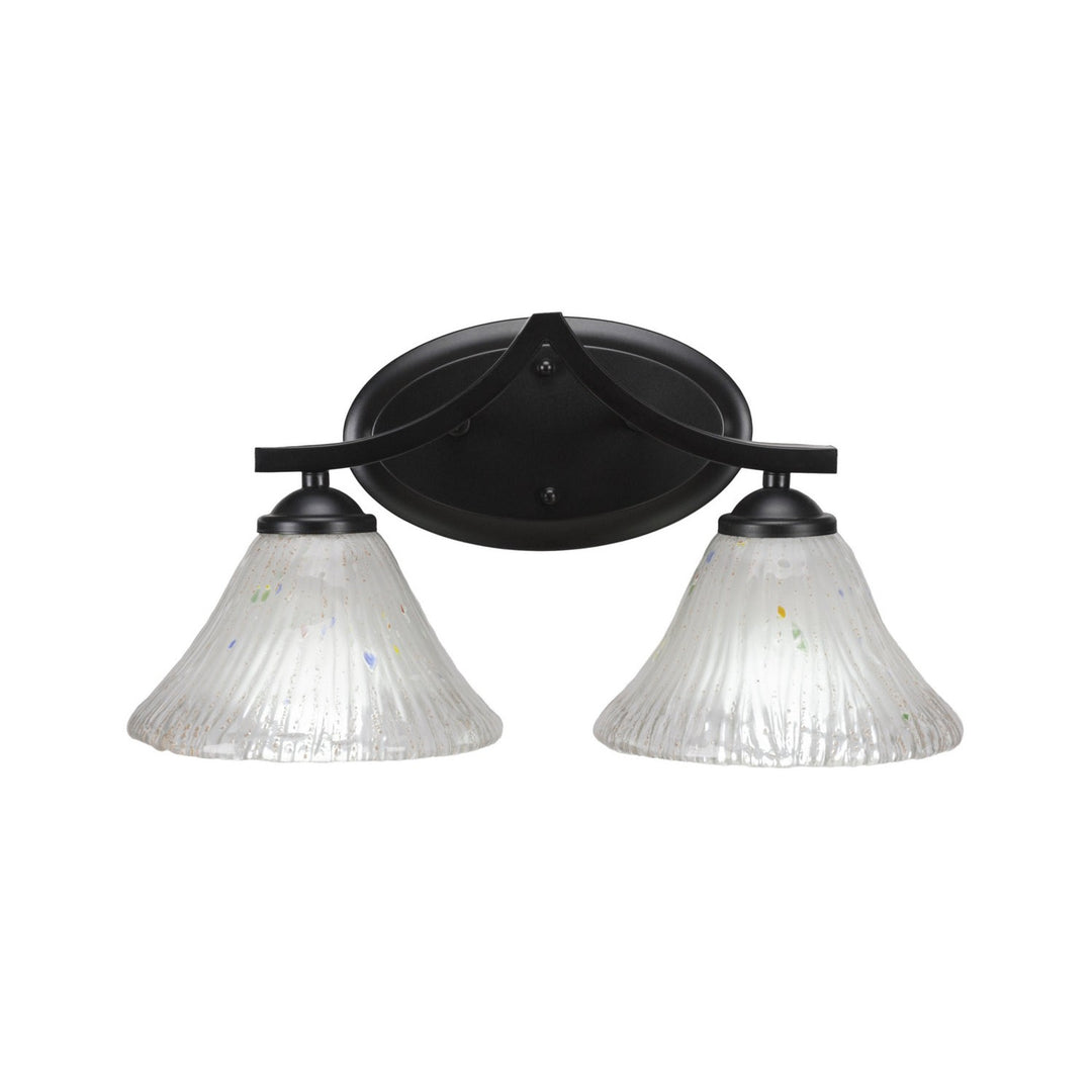 Toltec Zilo 552-mb-751 Bath Vanity Light 15 in. wide - Matte Black