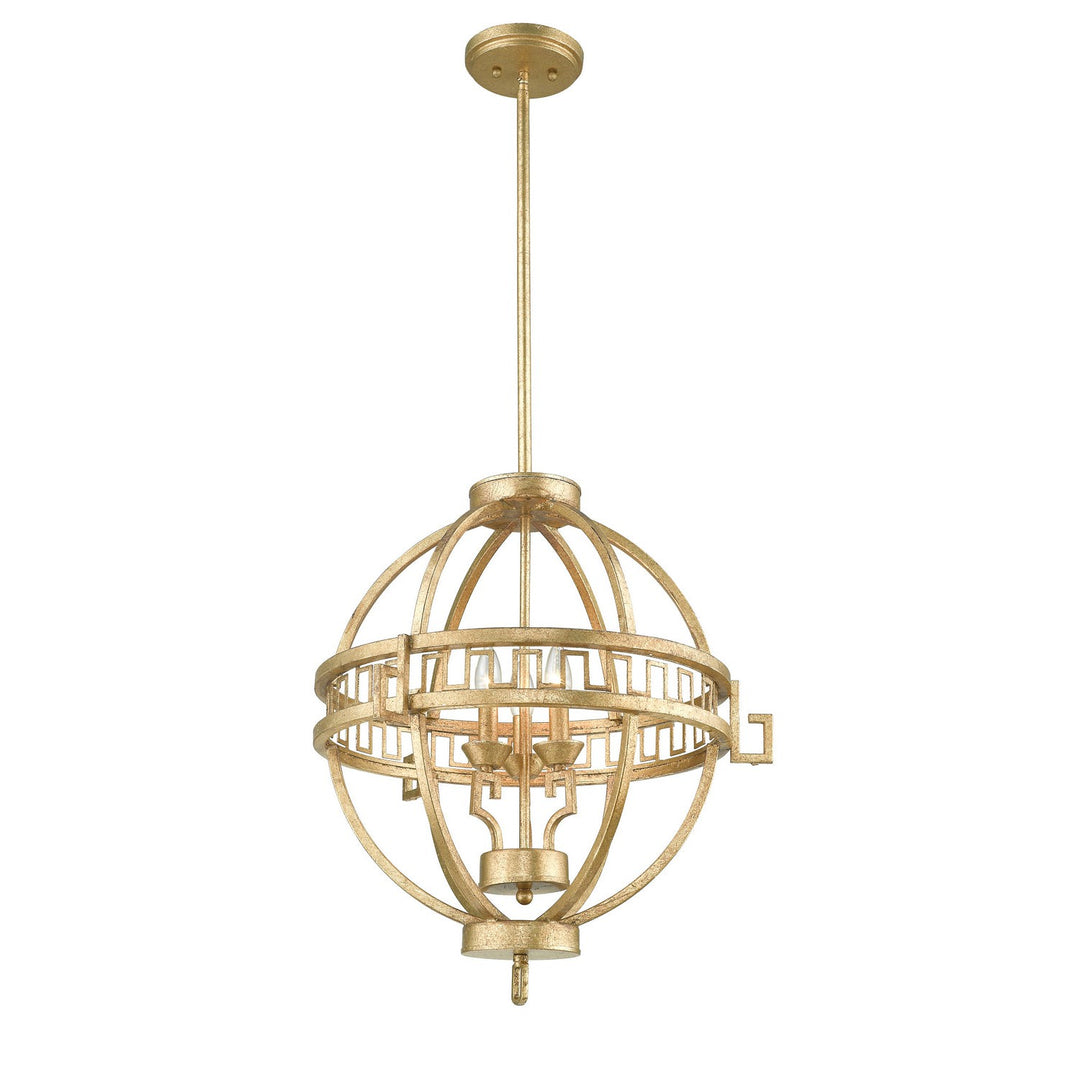 Lucas+McKearn Lemuria Gn/lemuria/3p A Chandelier Light - Golden Patina