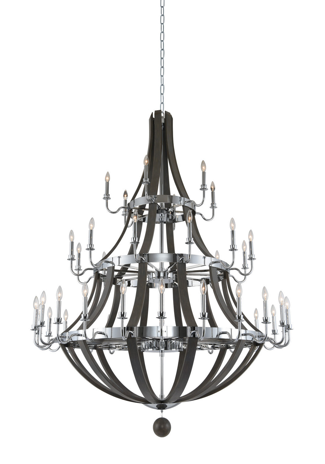 Kalco Sharlow 300486CH Chandelier Light - Chrome