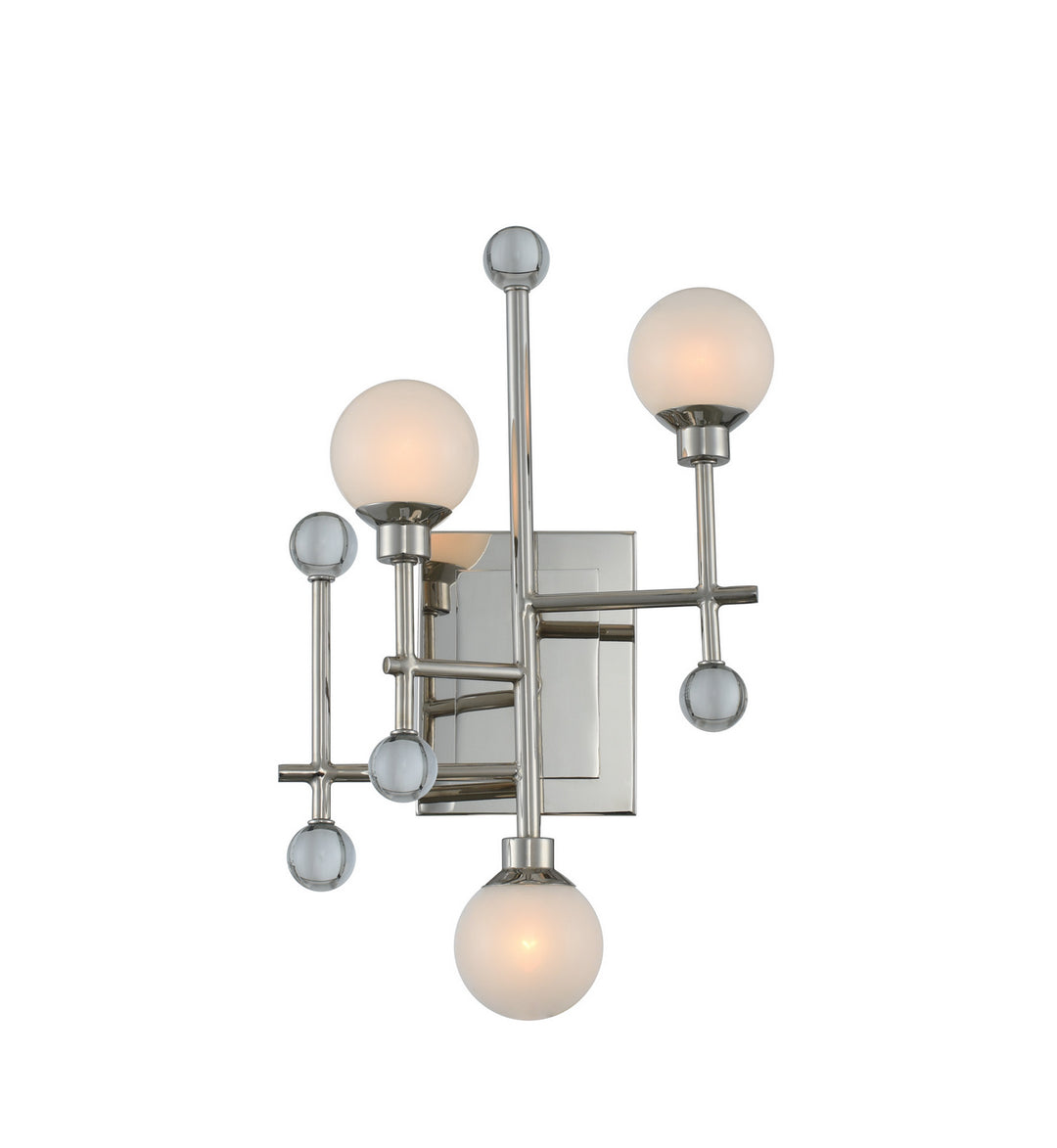 Kalco Mercer 508620PN Wall Sconce Light - Polished Nickel