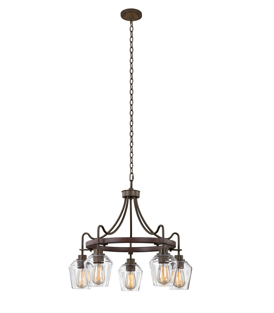 Kalco Allegheny 508770BS Chandelier Light - Brownstone