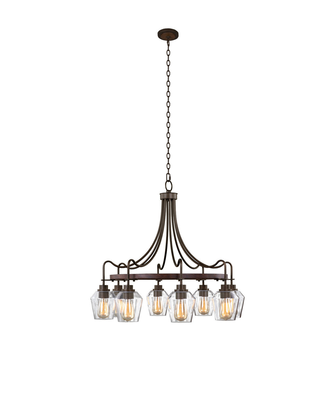 Kalco Allegheny 508771BS Chandelier Light - Brownstone