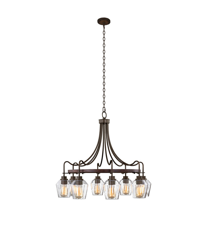 Kalco Allegheny 508771BS Chandelier Light - Brownstone