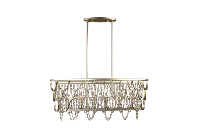 Kalco Dulce 508860CSL Pendant Light - Champagne Silver Leaf