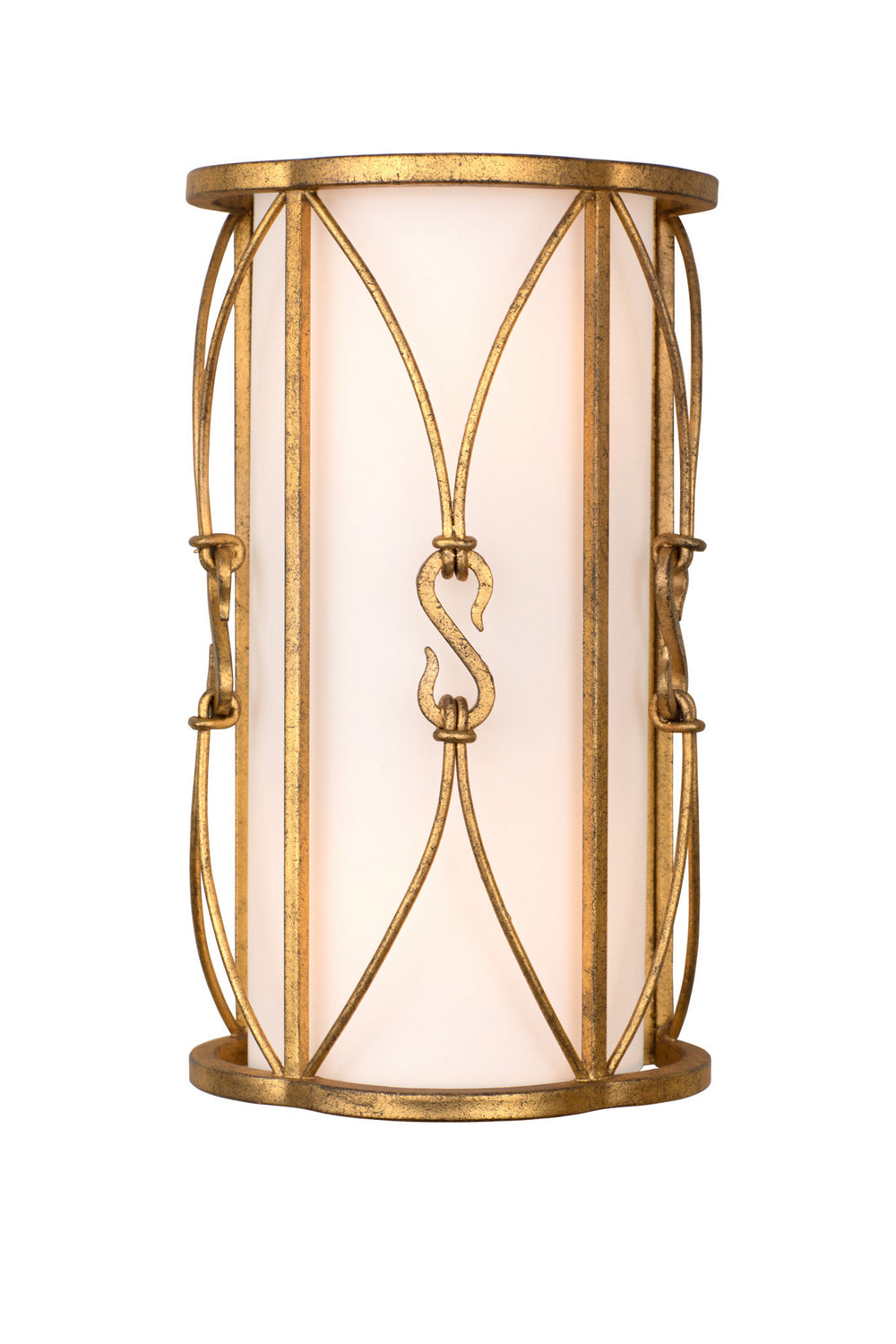 Kalco Olivia 509020OL Wall Light - Oxidized Gold Leaf