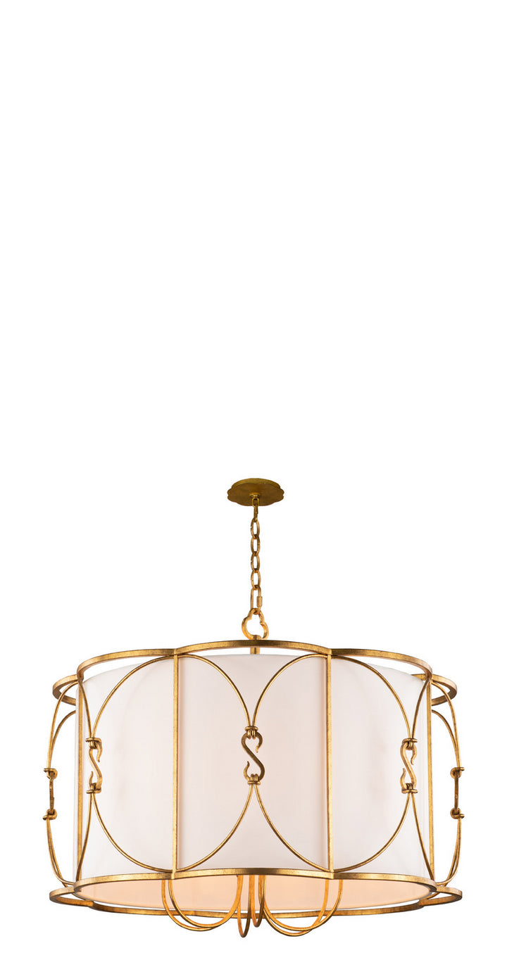 Kalco Olivia 509051OL Pendant Light - Oxidized Gold Leaf