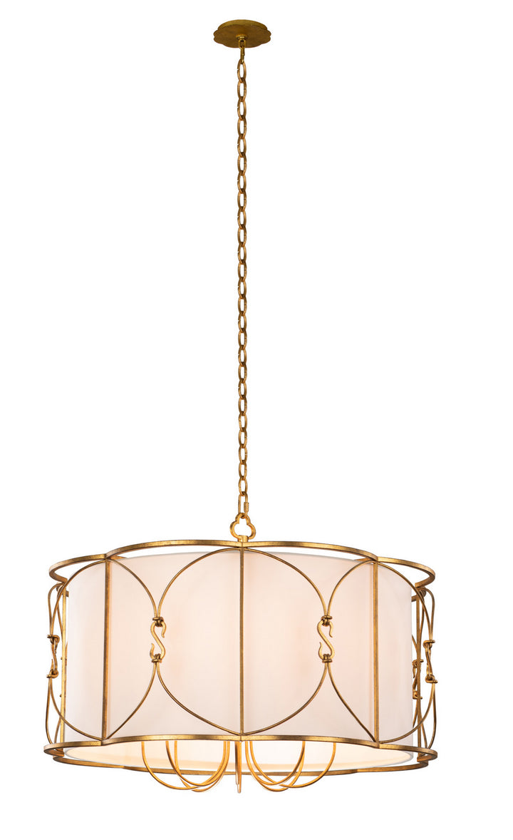 Kalco Olivia 509052OL Pendant Light - Oxidized Gold Leaf