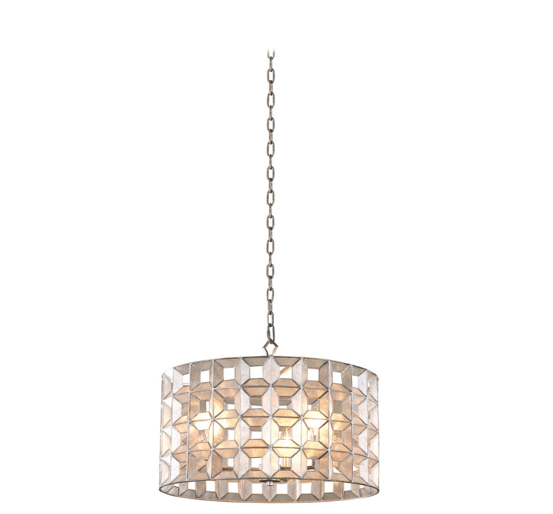 Kalco Prado 509151OSL Pendant Light - Oxidized Silver Leaf