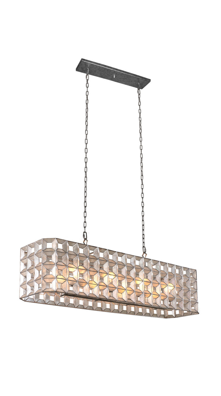 Kalco Prado 509160OSL Pendant Light - Oxidized Silver Leaf