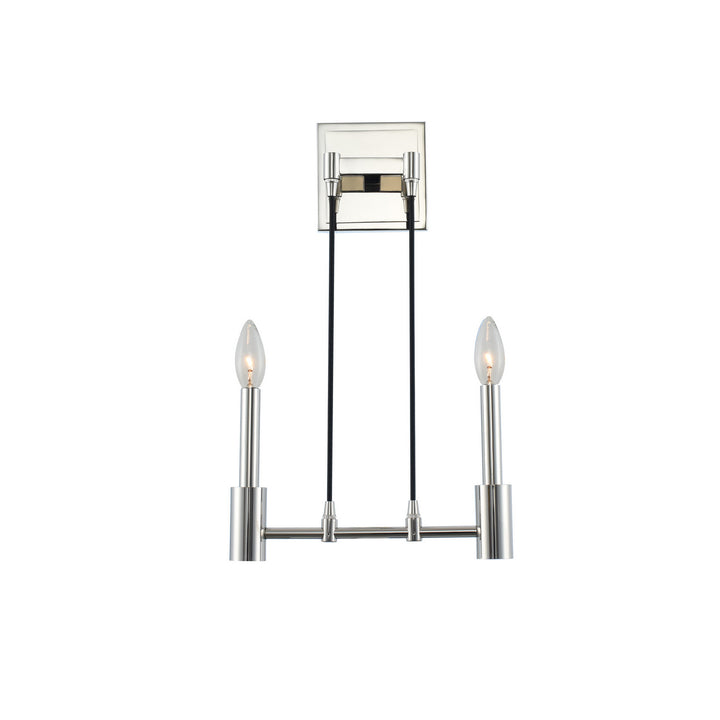 Kalco Kingston 509820PN Wall Sconce Light - Polished Nickel