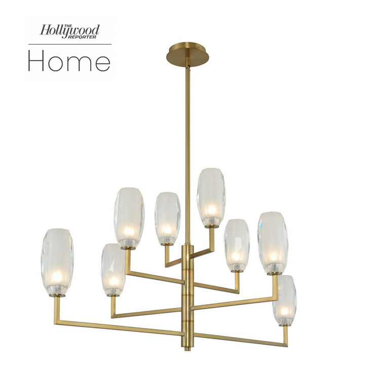 Kalco June 511560WB Chandelier Light - Winter Brass