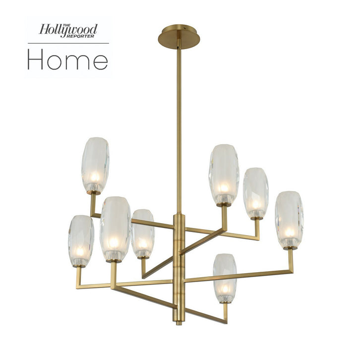 Kalco June 511571WB Chandelier Light - Winter Brass