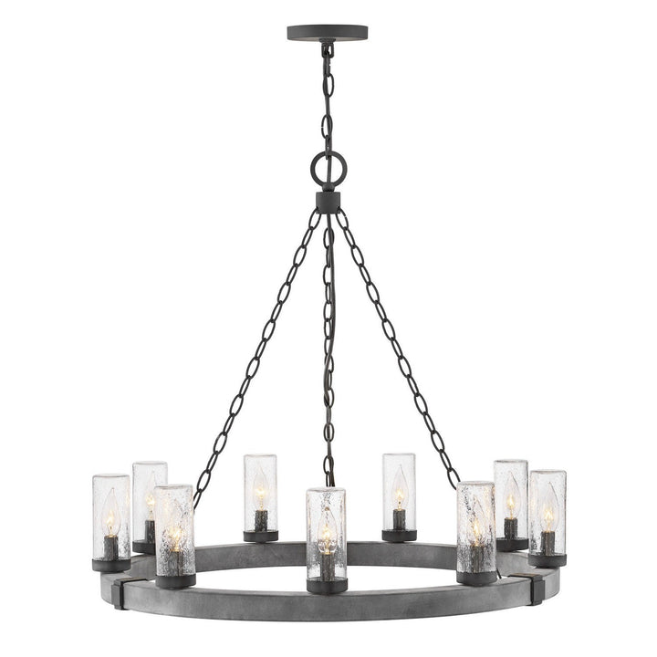 Hinkley Lighting 29208DZ-LL  Sawyer Outdoor Aged Zinc