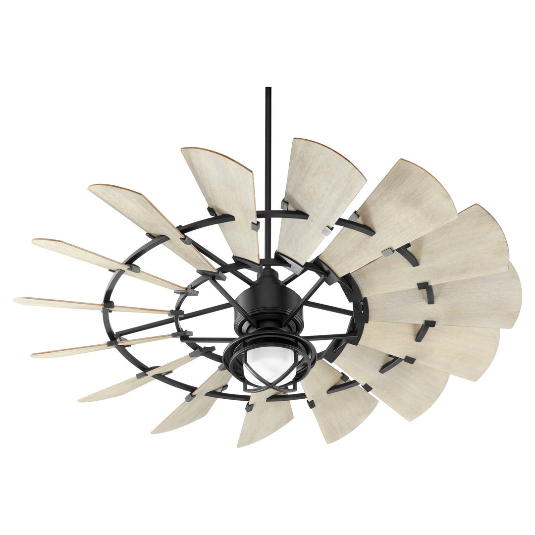 Quorum Windmill 1904-69 Fan Light Kit - Textured Black