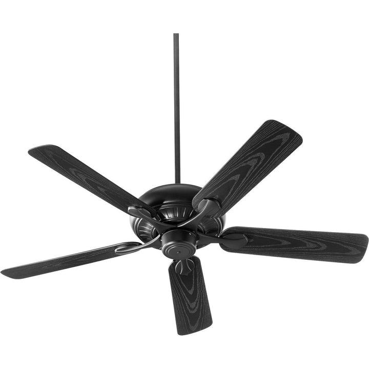 Quorum Pinnacle Patio 191525-69 Ceiling Fan - Textured Black, Matte Black