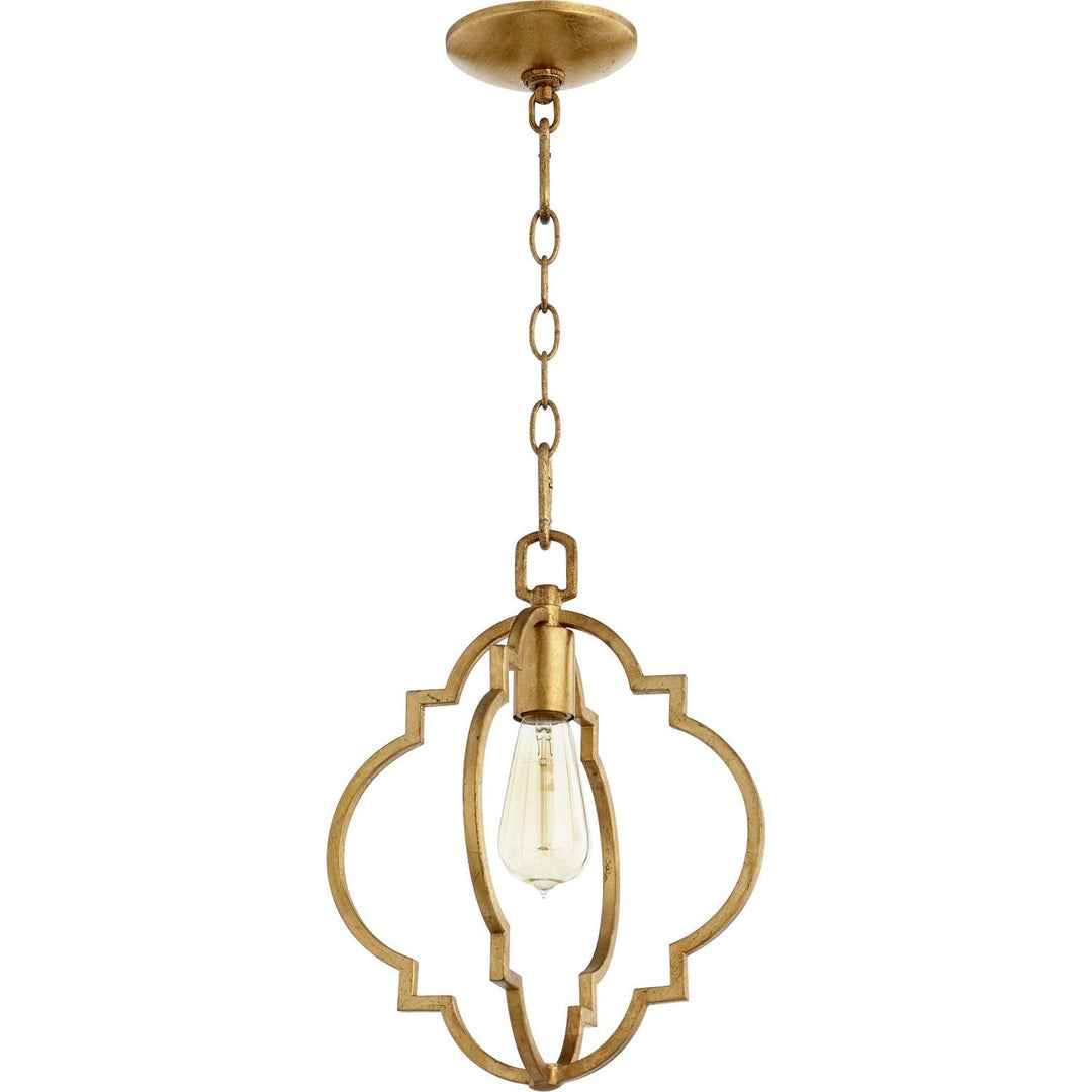 Quorum Dublin 3842-74 Pendant Light - Gold Leaf