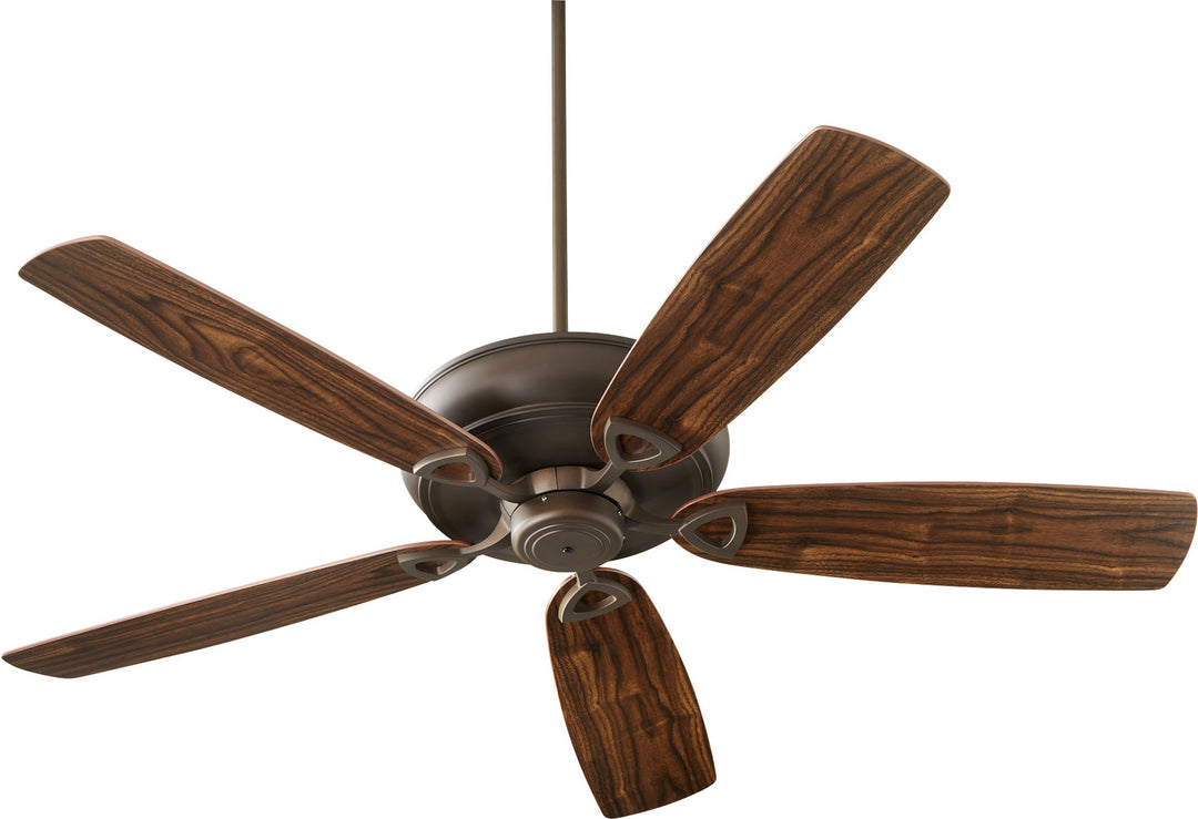 Quorum Alto 40625-86 Ceiling Fan 62 in. - Oiled Bronze, Dark Oak/Walnut