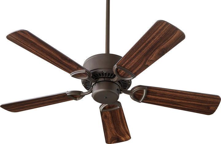 Quorum Estate 43425-86 Ceiling Fan 42 in. - Oiled Bronze, Oiled Bronze/Walnut