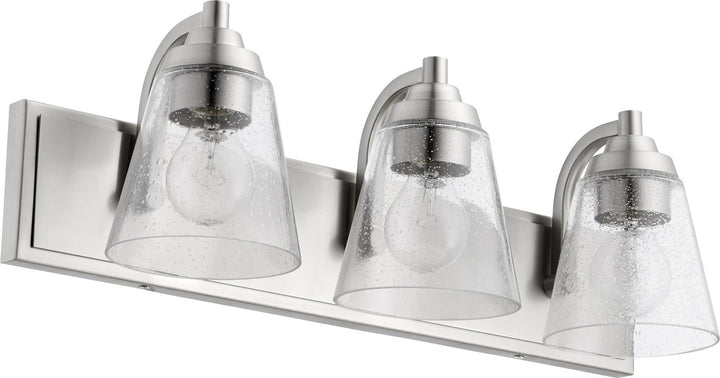 Quorum 518 Vanities 518-3-65 Bath Vanity Light 22 in. wide - Satin Nickel