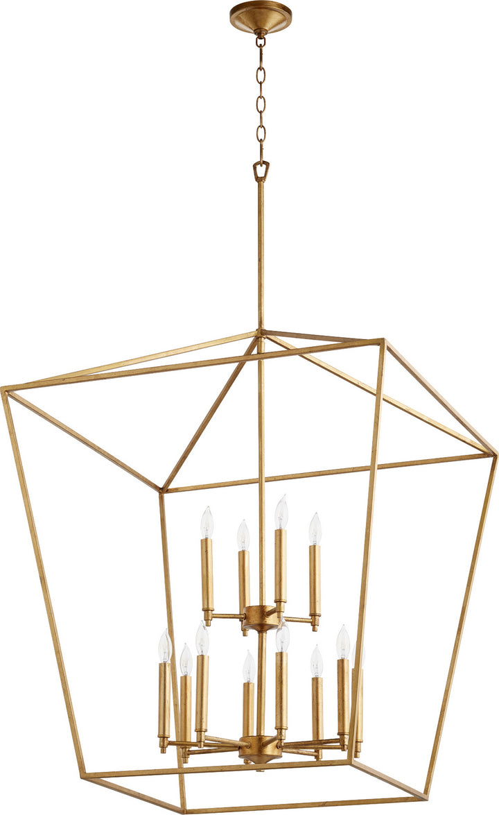 Quorum Gabriel 604-12-74 Pendant Light - Gold Leaf