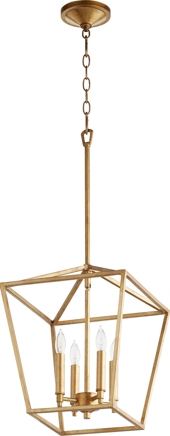 Quorum Gabriel 604-4-74 Pendant Light - Gold Leaf