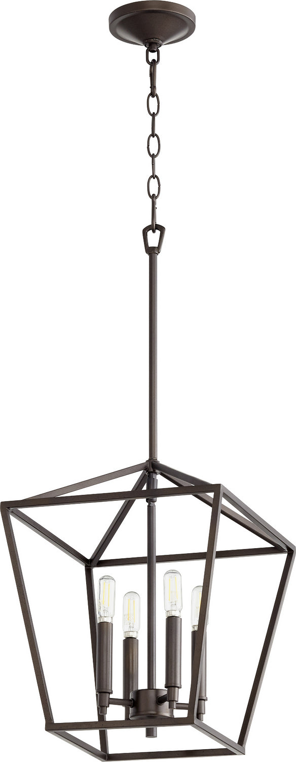 Quorum Gabriel 604-4-86 Pendant Light - Oiled Bronze