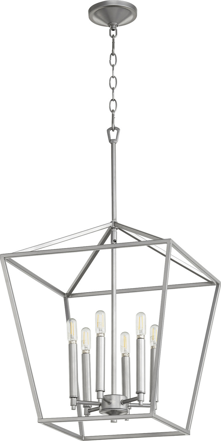 Quorum Gabriel 604-6-64 Pendant Light - Classic Nickel