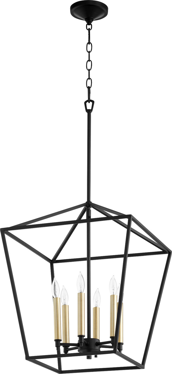 Quorum Gabriel 604-6-69 Pendant Light - Textured Black