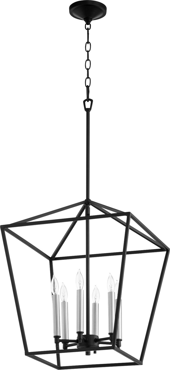 Quorum Gabriel 604-6-69 Pendant Light - Textured Black