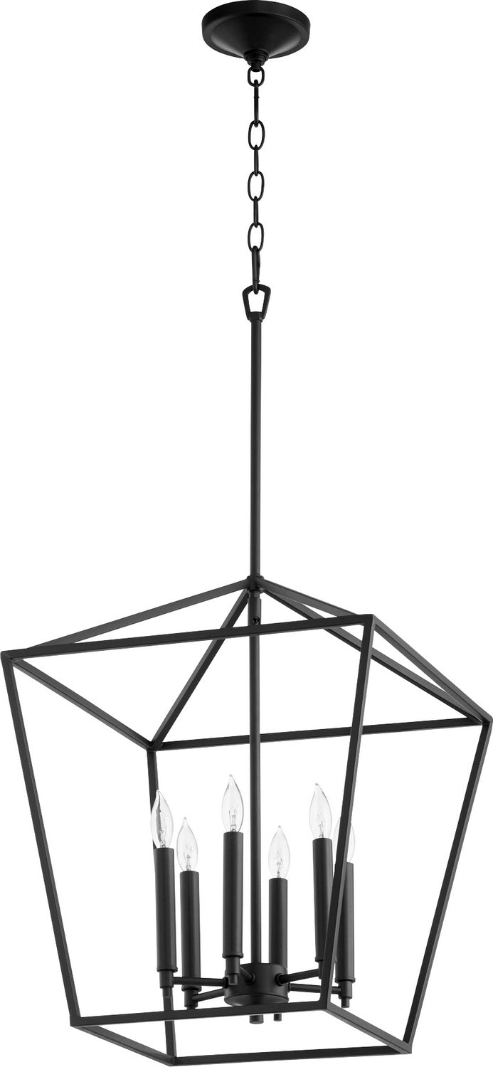 Quorum Gabriel 604-6-69 Pendant Light - Textured Black