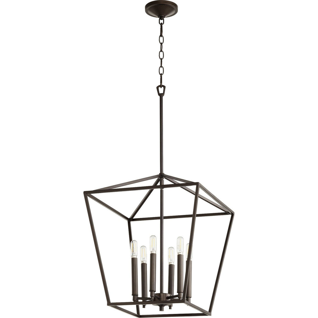 Quorum Gabriel 604-6-86 Pendant Light - Oiled Bronze
