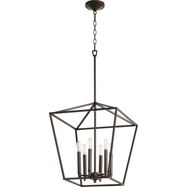 Quorum Gabriel 604-6-86 Pendant Light - Oiled Bronze