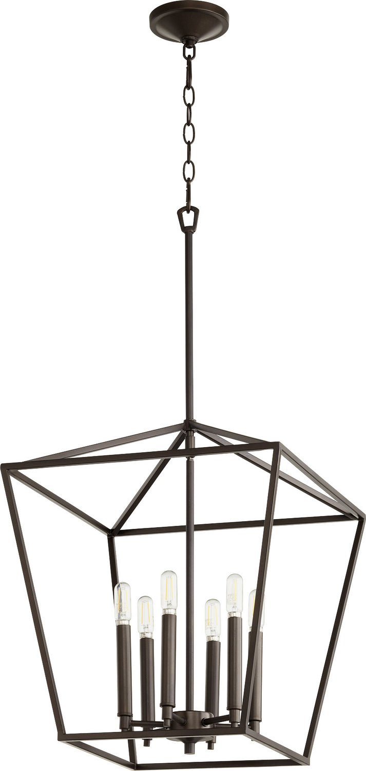 Quorum Gabriel 604-6-86 Pendant Light - Oiled Bronze