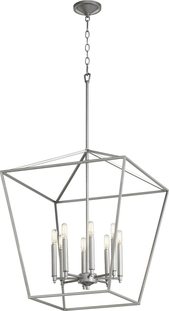 Quorum Gabriel 604-8-64 Pendant Light - Classic Nickel