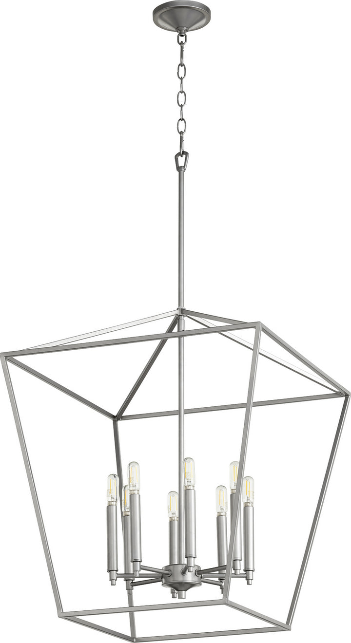 Quorum Gabriel 604-8-64 Pendant Light - Classic Nickel