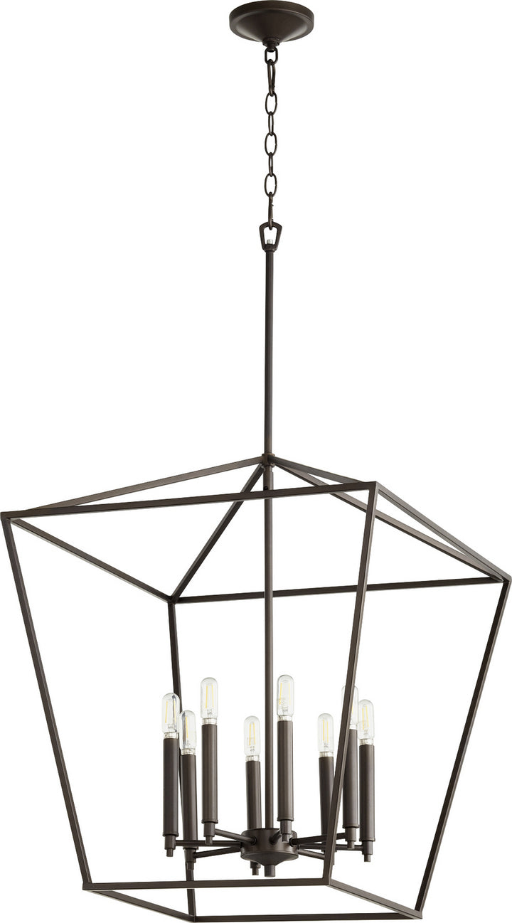 Quorum Gabriel 604-8-86 Pendant Light - Oiled Bronze