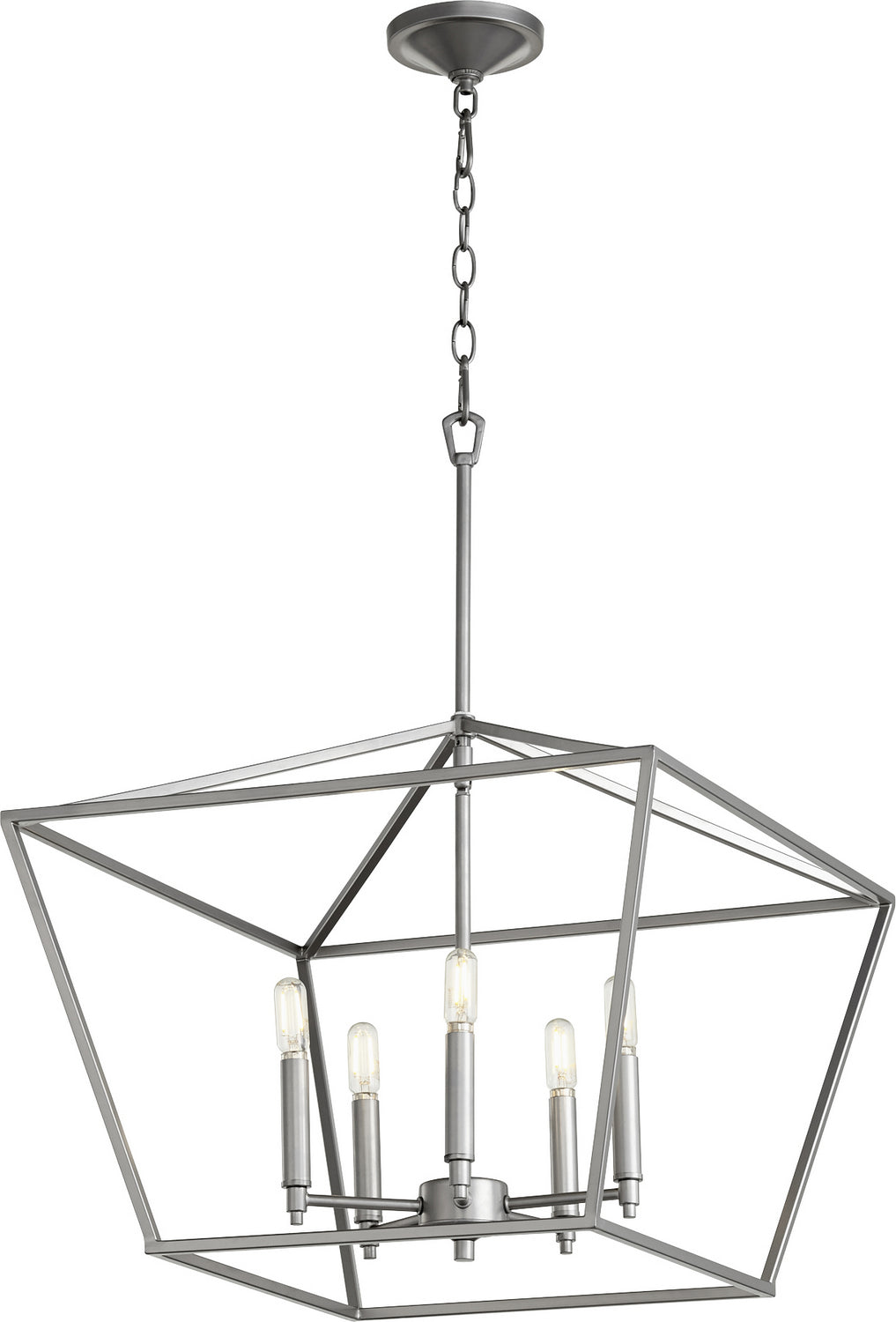 Quorum Gabriel 644-5-64 Chandelier Light - Classic Nickel