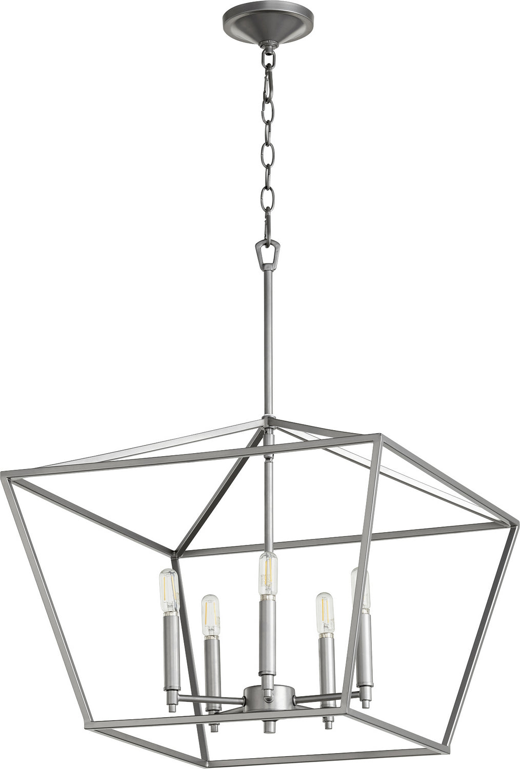 Quorum Gabriel 644-5-64 Chandelier Light - Classic Nickel