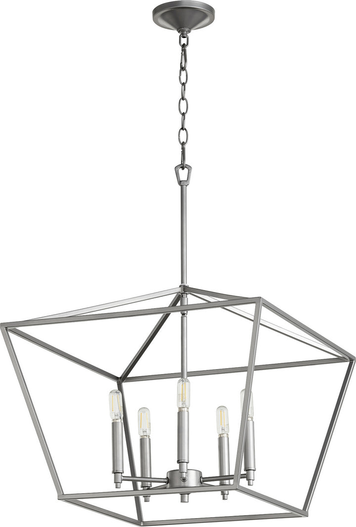 Quorum Gabriel 644-5-64 Chandelier Light - Classic Nickel