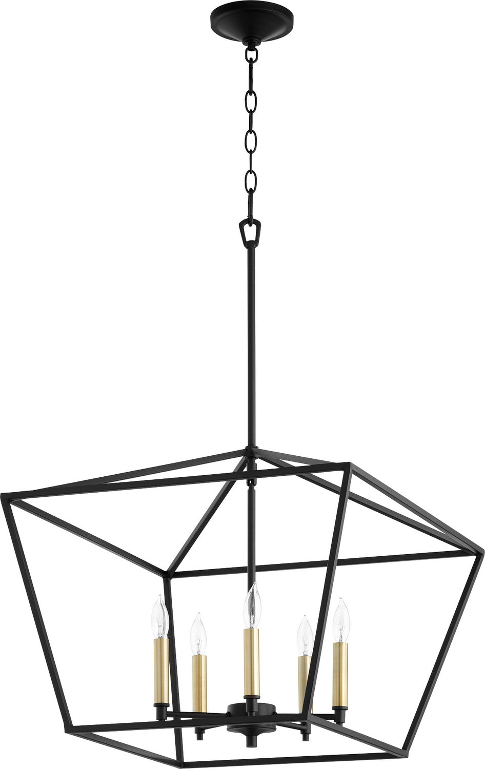 Quorum Gabriel 644-5-69 Chandelier Light - Textured Black