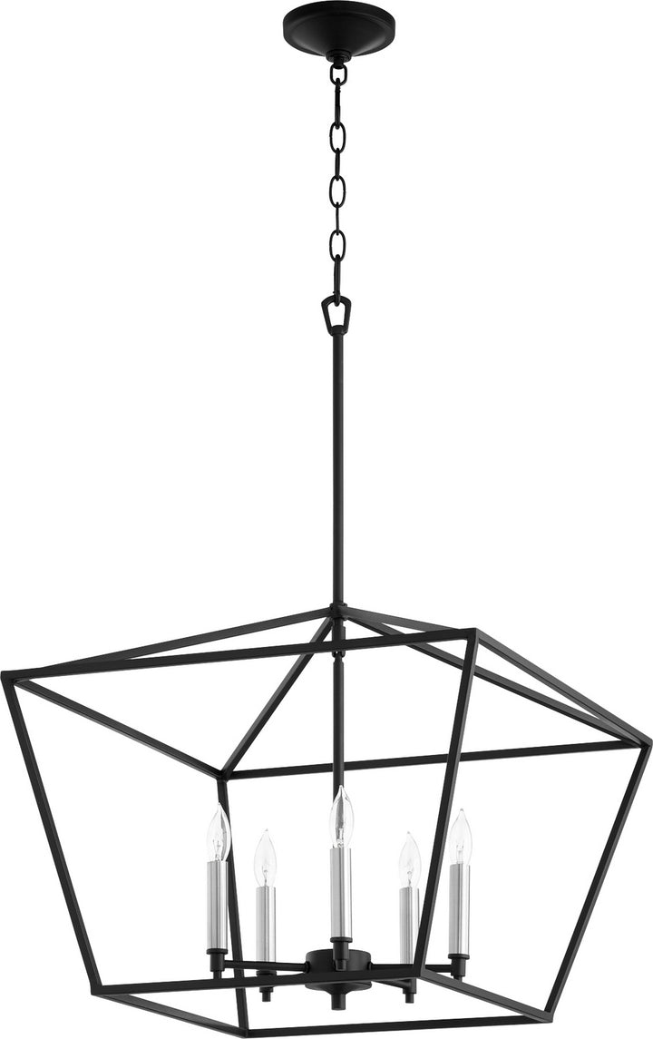 Quorum Gabriel 644-5-69 Chandelier Light - Textured Black