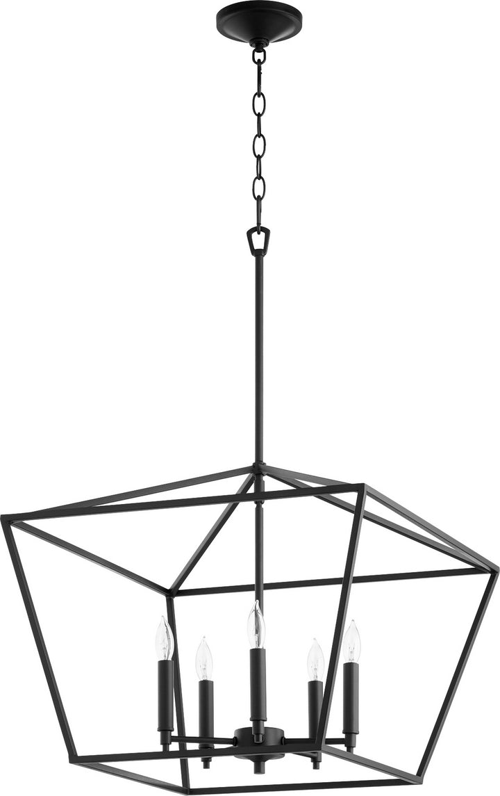 Quorum Gabriel 644-5-69 Chandelier Light - Textured Black