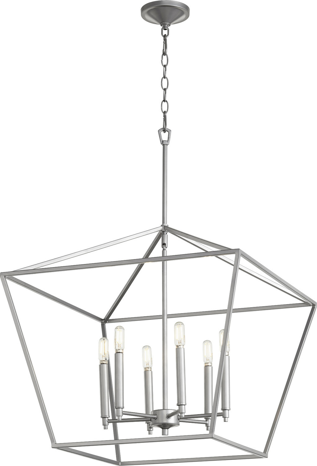 Quorum Gabriel 644-6-64 Chandelier Light - Classic Nickel