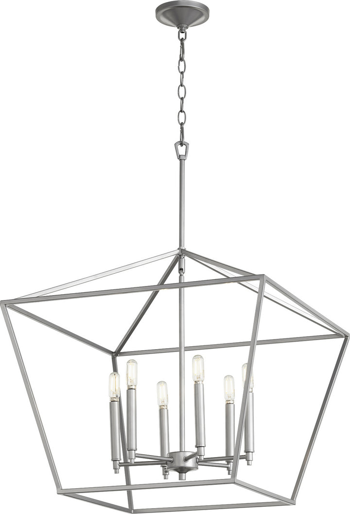 Quorum Gabriel 644-6-64 Chandelier Light - Classic Nickel