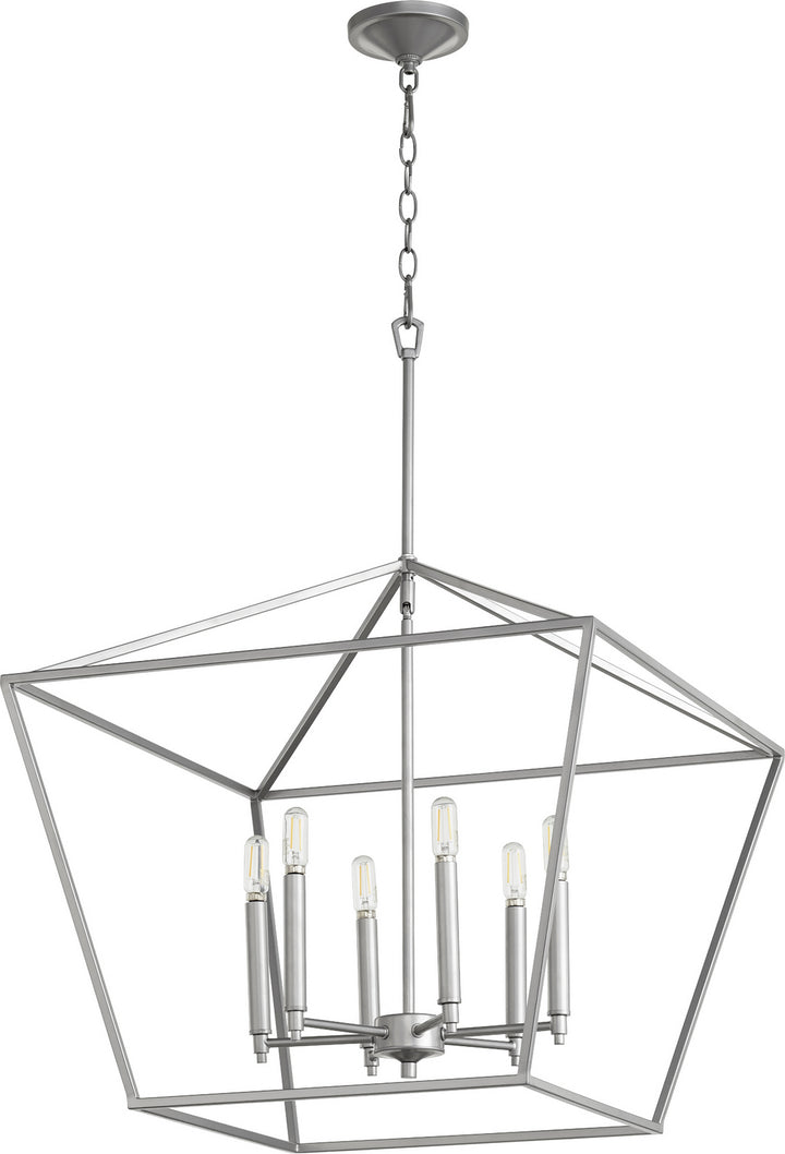 Quorum Gabriel 644-6-64 Chandelier Light - Classic Nickel