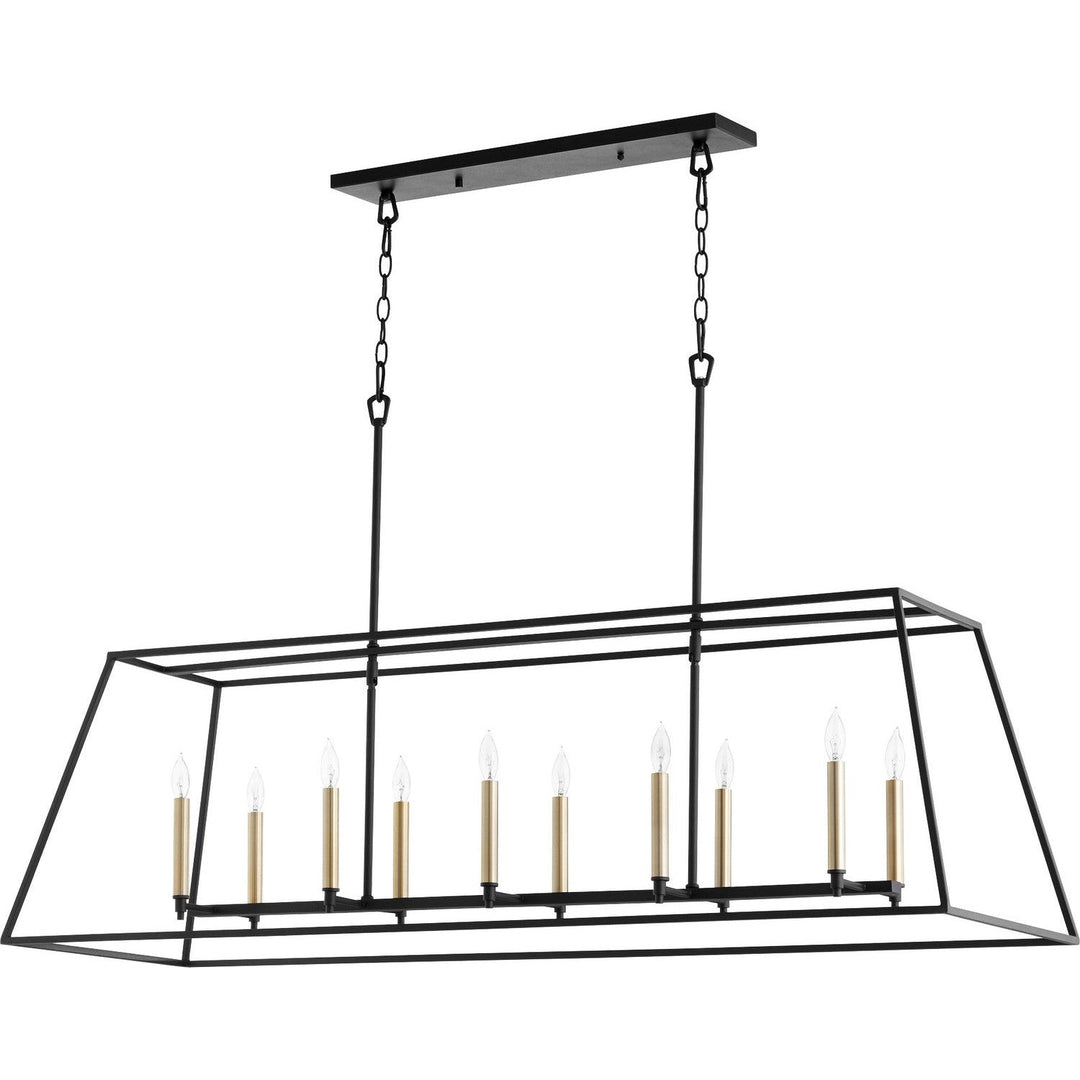 Quorum Gabriel 654-10-69 Pendant Light - Textured Black