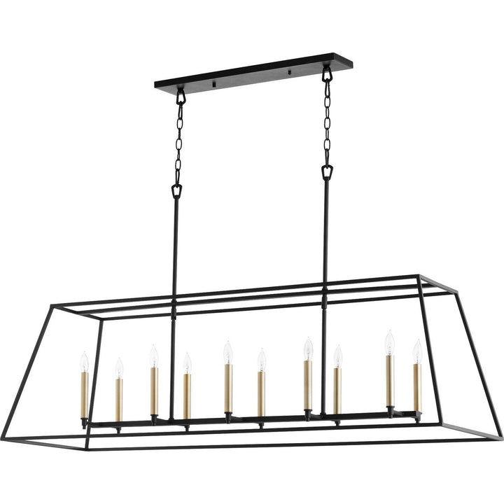 Quorum Gabriel 654-10-69 Pendant Light - Textured Black