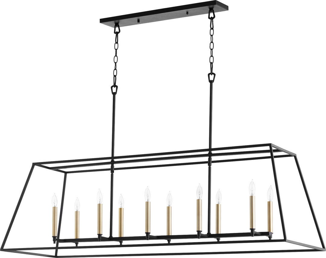 Quorum Gabriel 654-10-69 Pendant Light - Textured Black