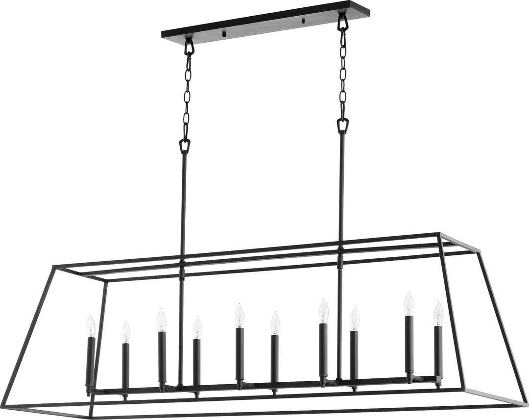 Quorum Gabriel 654-10-69 Pendant Light - Textured Black