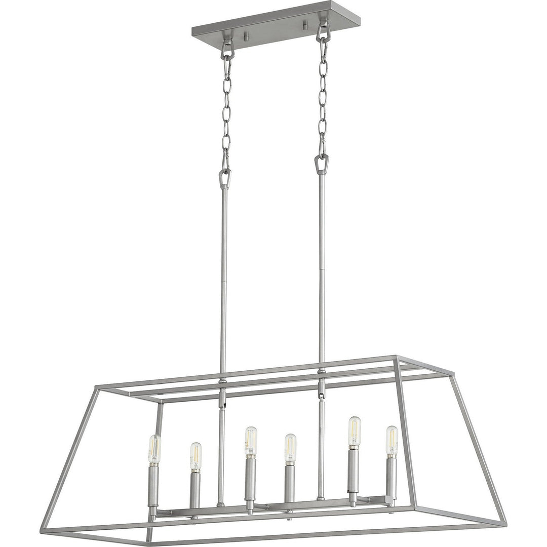 Quorum Gabriel 654-6-64 Pendant Light - Classic Nickel